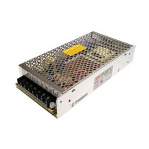 RS-150-24, AC-DC, 150Вт, вход 88 264В AC, 47 63Гц / 248 373 В DC, выход 24В/6.5A, рег. вых 22.8 26.4