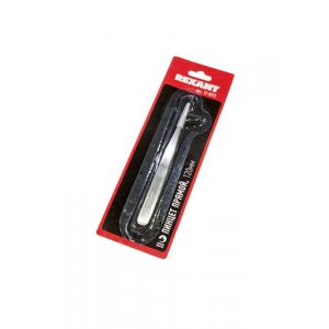 12-0372, Пинцет прямой 120 мм (блистер)