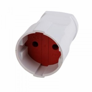 Розетка переносная б/з белая 10А PROCONNECT