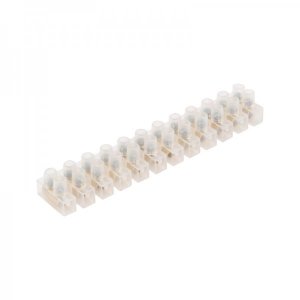 Клеммная колодка винтовая KВ- 4 (1,5-4 мм²), ток 3A, пoлиэтилен белый (ЗВИ)  REXANT