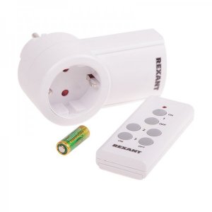 Радиоуправляемая розетка  c пультом RX-001 (один пульт, одна розетка)