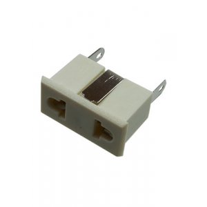 AS-15B бежевый, гнездо AC на корпус с защелкой, 2 контакта , 250В 10А