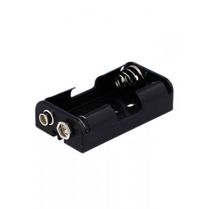 BH321-1B, батарейный отсек AAx2; 57x16x32мм с клипсами "под "Крону", открытый