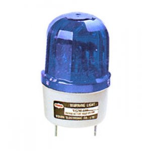 WL-A180B, проблесковый маяк голубой D=270мм 12VDC