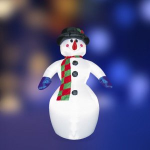 "Снеговик", размер 6 м, компрессор 160 Вт с адаптером 12В