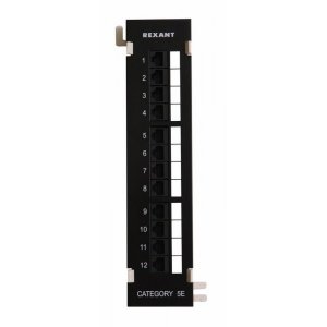 Rexant Патч-панель настенная, 12 портов RJ-45, категория 5е, UTP