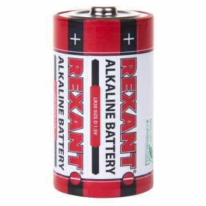 Стоимость за 1 шт (блистер 2шт) D/LR20   "REXANT"   2шт   1,5 V   блистер