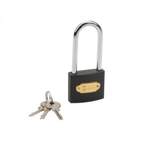 Замок навесной серия чугун 50 мм длинная дужка Четыре Сезона