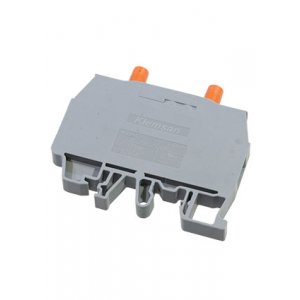 WGO1 с 2-мя тест. разъемами, 6мм.кв., (серый), 370592 Клеммник измерительный