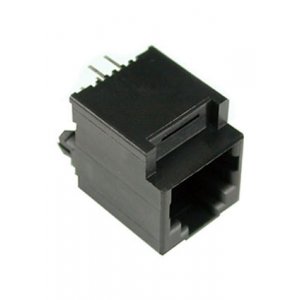 TJ5-6P4C, розетка телеф. на плату тип 5