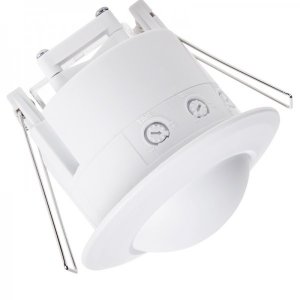 Датчик движения точечный микроволновой ДДТМ 01, 360°,1200Вт,10-2000Лк, 3-10 м,10-900 сек REXANT