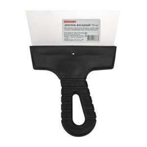 Шпатель фасадный 150 мм нержавеющая сталь, пластмассовая ручка