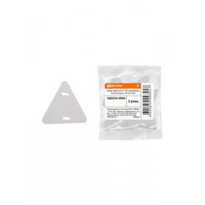 У-136, бирка кабельная треугольник 62х62х62 мм