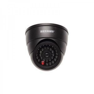 Муляж камеры REXANT, внутренний, купольный, черный