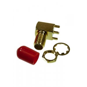 L-KLS1-SMA006, разъем SMA на плату угловой 50 Ом