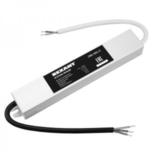Источник питания 12V,  24W с проводами, влагозащищенный (IP67)