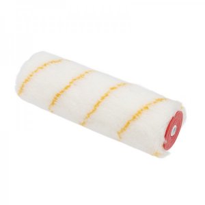 Ролик (сменный) полиамид белый с желтой полосой, ворс 11 мм, ширина ролика 180 мм, Ø 42 мм, бюгель 6 мм REXANT