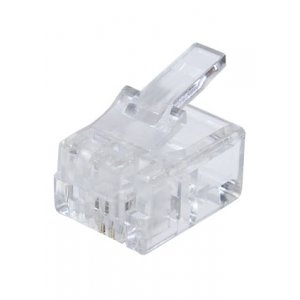 TP6P2C ВИЛКА ТЕЛЕФОННАЯ НА КАБЕЛЬ, Proconnect