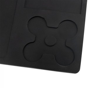 Коврик антистатический термостойкий 329х208х2.6 мм черный (W.E.P)