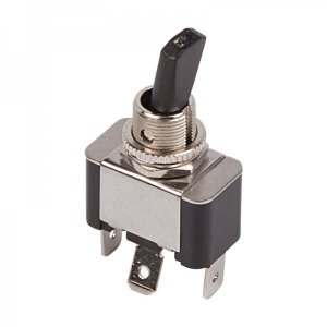 Тумблер 12V 30А (3c) ON-OFF однополюсный  с синей LED подсветкой  (ASW-07D-2)  REXANT