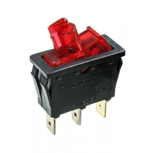 792 ПЕРЕКЛЮЧАТЕЛЬ 3 КОНТ. 250В/15.0А КРАСНЫЙ "Т"