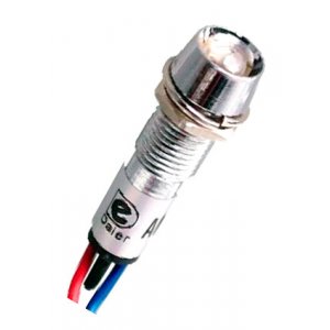 N-XD8-1W-B, лампа неоновая с держателем синяя 24VDC