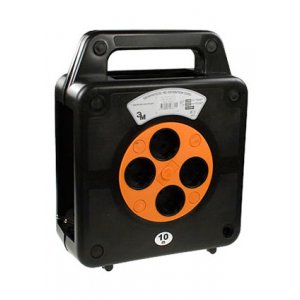 УХР-4-10, Удлинитель 10М, ПВС 2х1, 2200Вт 10А