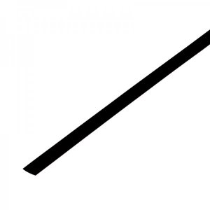 Термоусадка   3,5 / 1,75 мм, черная (упак. 50 шт. по 1 м)  REXANT