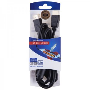 Шнур  HDMI - HDMI  gold  1.5М  с ферритами  REXANT