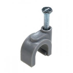 NC-2N, скоба с гвоздем  для кабеля 8 мм  (ANC-08N)