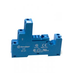 97.01SPA, Розетка с винтовыми клеммами (с зажимной клетью) для реле 46.61; применяются модули 86.30,