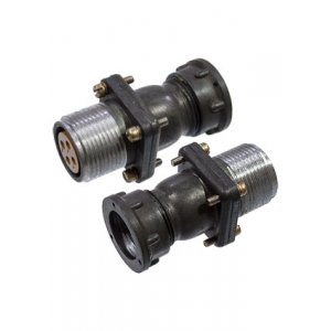 ШР20ПК4ЭГ8, розетка с экранир. патрубком на блок (18-19г)(приемка ОТК)