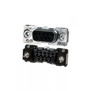 1-338313-2, D-SUB розетка 9 контактов на плату HD-20