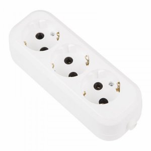 Колодка 3 гнезда с/з PROconnect «Эконом»