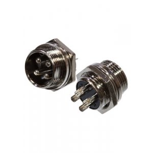 GX16-4B, разъем вилка блочная М16 4 контакта