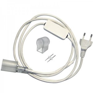 Установочный набор для Гибкого Неона 15х26 (шнур питания, заглушка, переходная муфта, диодный мост)