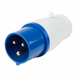 Вилка 013  переносная 2Р+РЕ 16А 220В IP44 REXANT