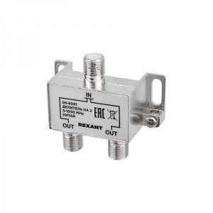 ДЕЛИТЕЛЬ  (2513) ТВ х 2 под F разъём 1000 REXANT