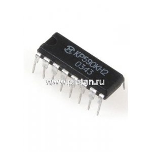 КР590КН2, 4-канальный МОП-ключ со схемой управления  [DIP-16P]