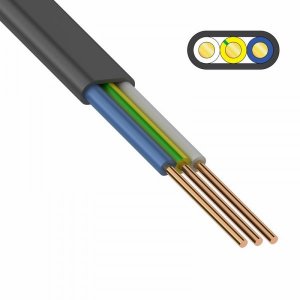 Кабель ВВГ-Пнг(А) 3x1,5 мм², 100 м, ГОСТ (ККЗ)      ( ТОП - 4 )