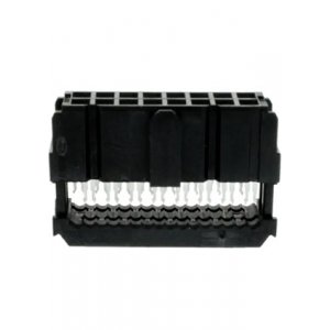 1658622-3, AMP-Latch-16 розетка на шлейф 2,54мм с крышк.б/ф