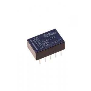 TQ2-L2-24V, Signal Relay 24VDC 1A DPDT(14x9x5)mm THT