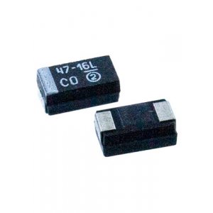 593D106X9025C2TE3, танталовый SMD конденсатор 10 мкФ x 25В 593D типC 10