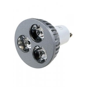 FEX106 GU10, 3x1W 220В лампа светодиодная, цвет белый