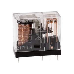 G2R-2-12DC, реле 2FormC 12В 5А/250В 29х13х25.5мм
