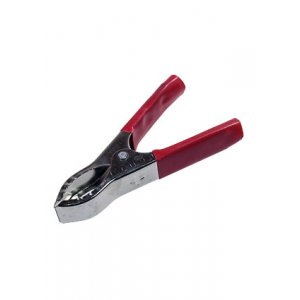 16-0015, зажим крокодил 75мм 30А красный