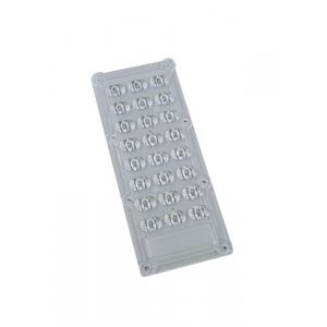 S01.01.01.089_SS-173X71-24-T2M, линза 173x71мм, 24 LED, 45x90 градусов, для 5050, IP66,  PC, матовая