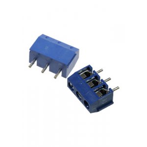 DG301-5.0-03P-12-00A(H), клеммник винтовой 3 контакта 5мм (301-031-12)