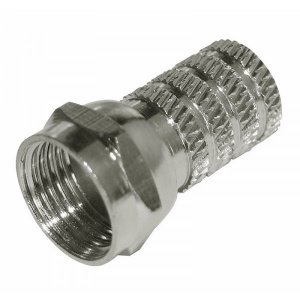 F-разъем RG-58, L=19 мм,  цинк  PROconnect