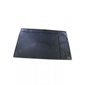 12-0334, Коврик антистатический термостойкий 329х208х2.6 мм черный